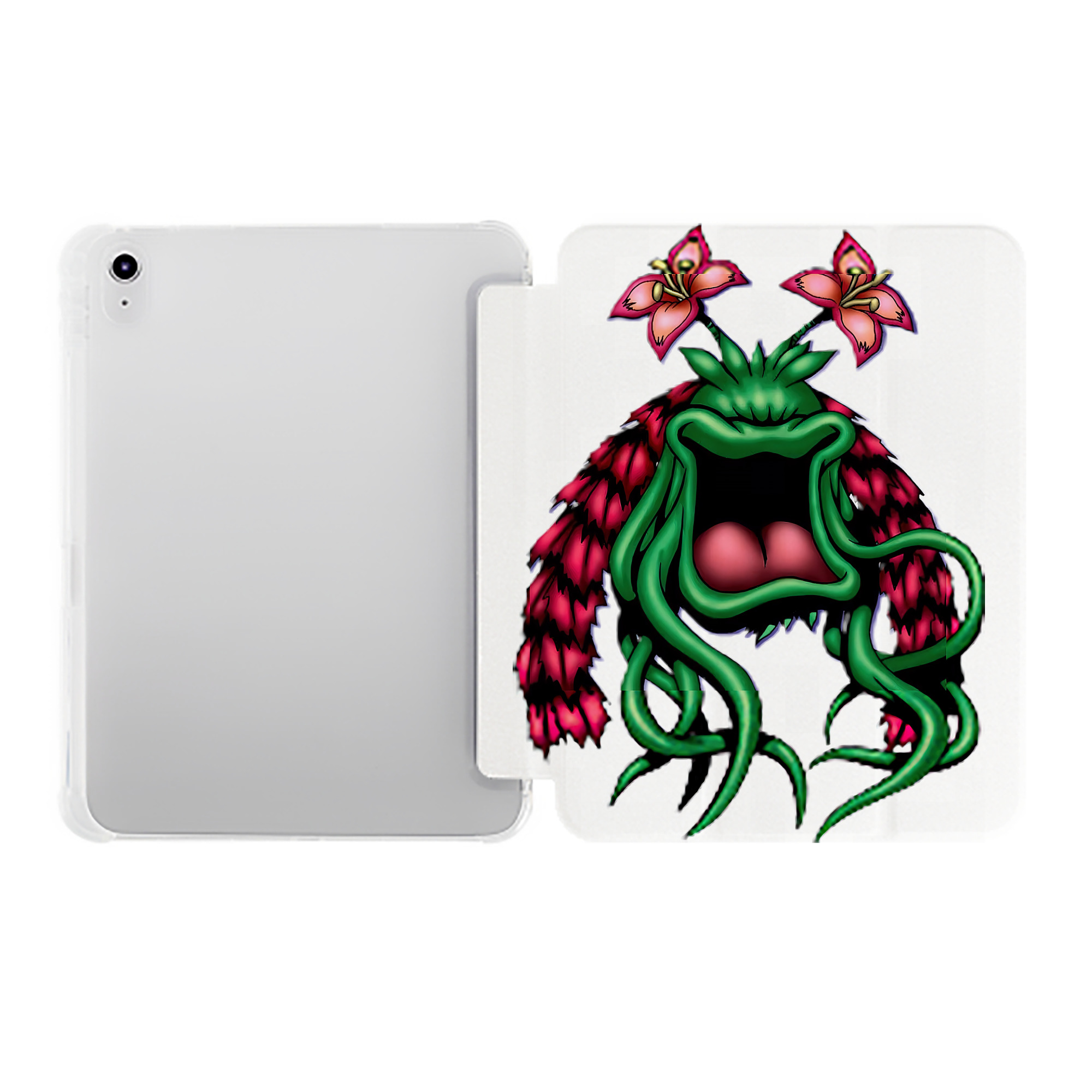 （画像用） 遊☆戯☆王 Yu-Gi-Oh! IPad ケース ペン収納付き 三つ折りスタンド PUレザー×シリコン 対応機種9.5/10.5/10.9インチ